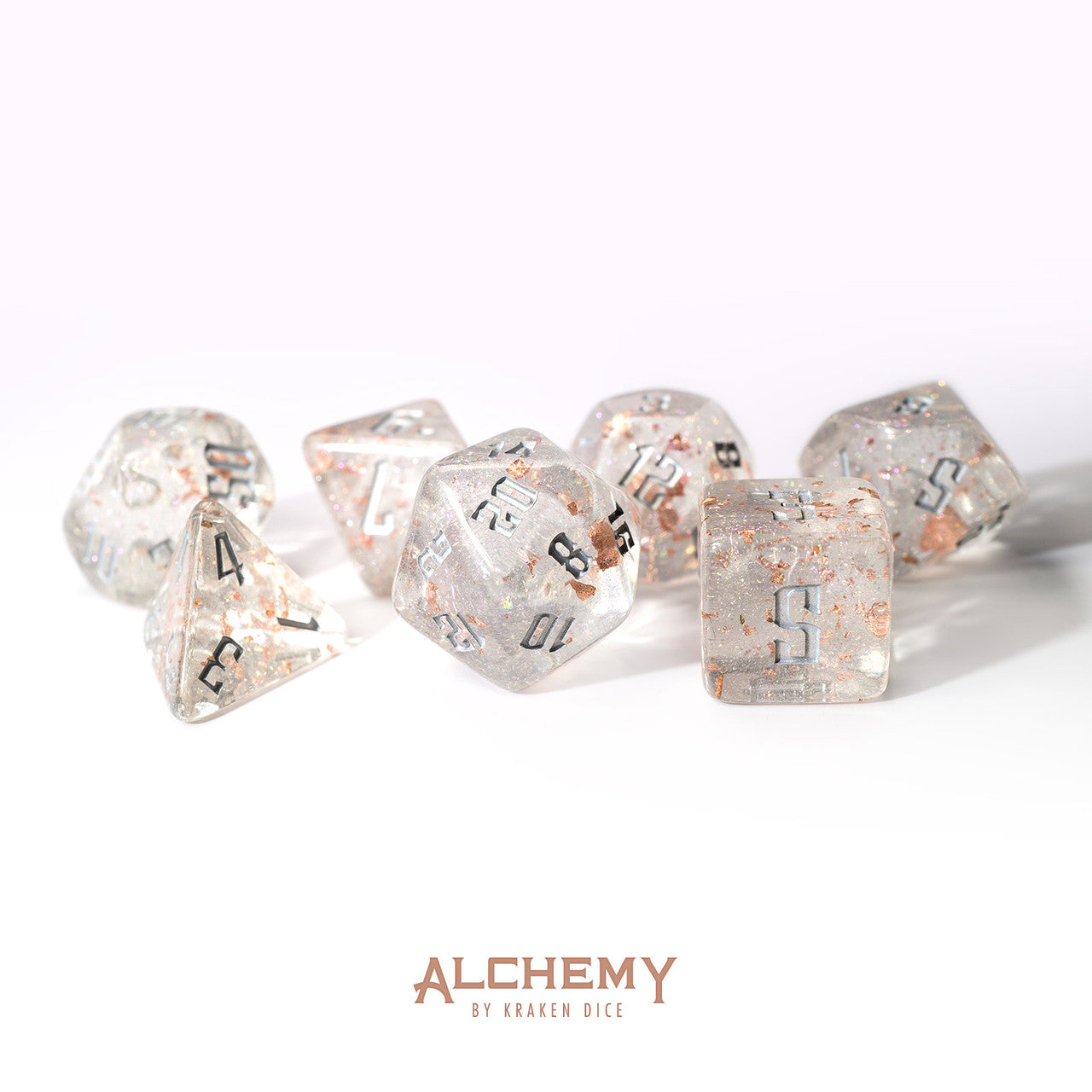 7pc Fragments of Venus with Silver Ink